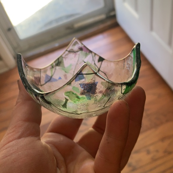 Handmade Decorative Glass Bowl - Picture 4 of 4